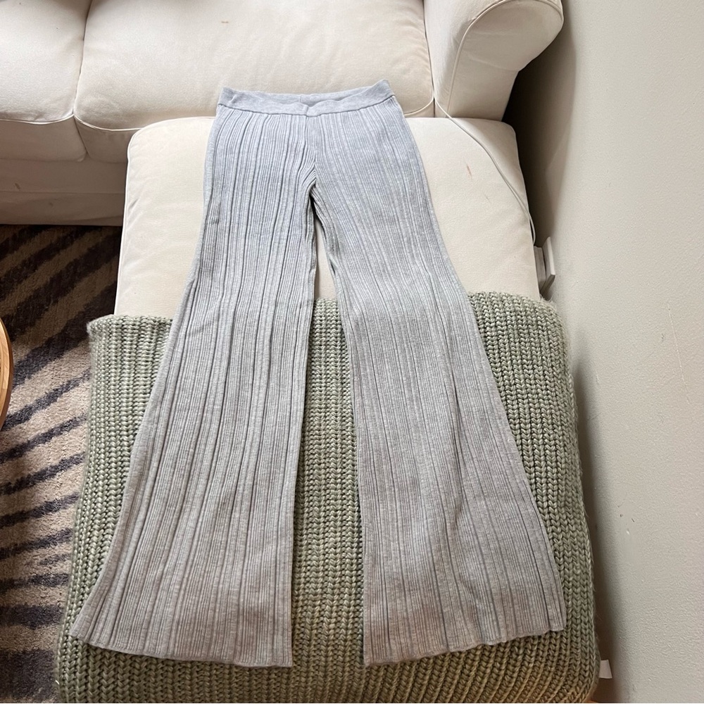 Aerie Late Night Sweater Pant | Grey | Size XS